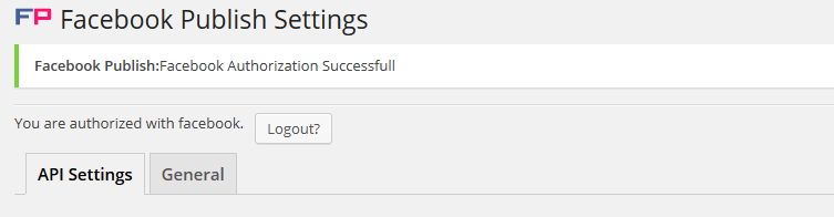 Facebook Publish WordPress Plugin step 5